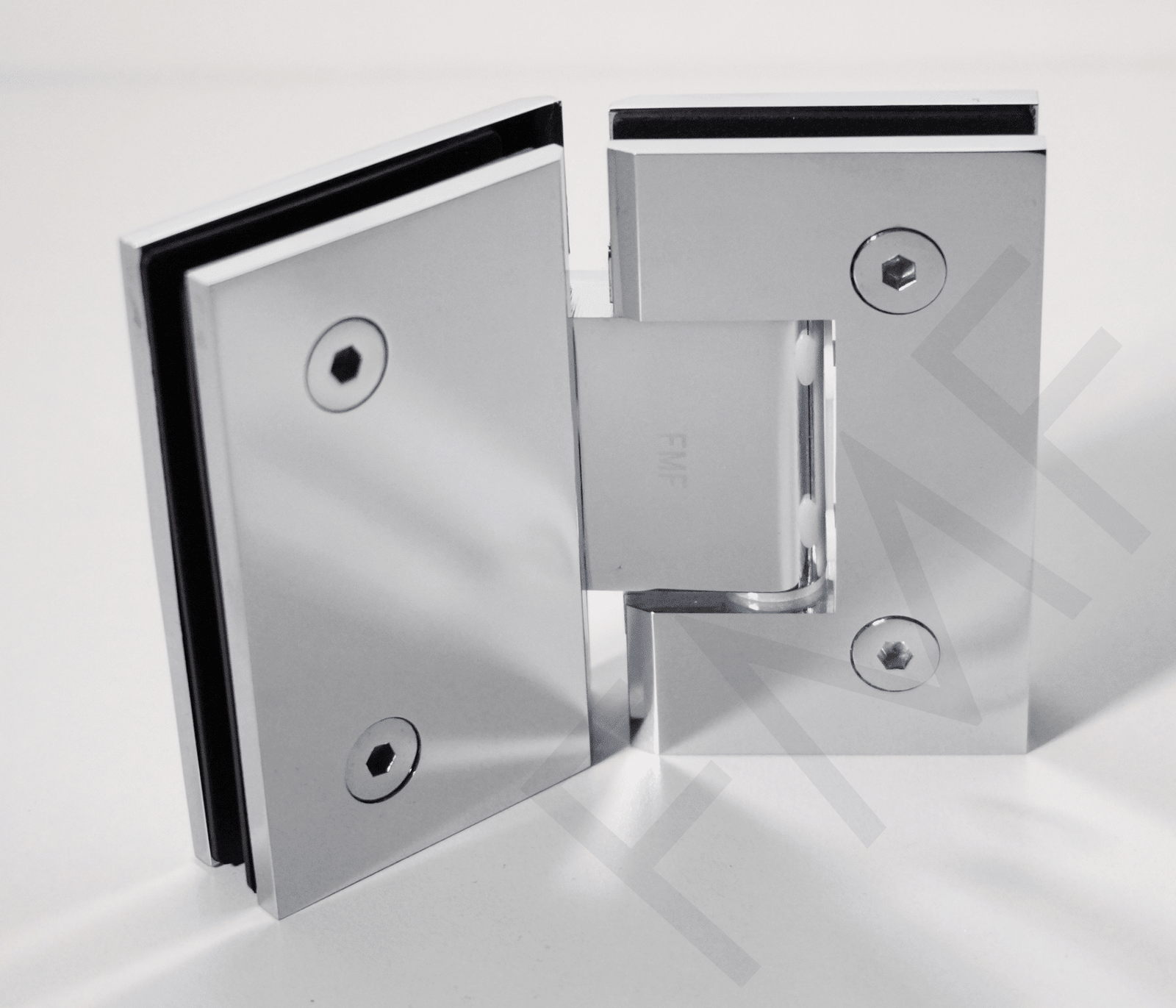 135° Heavy Duty Glass-to-Glass Hinge