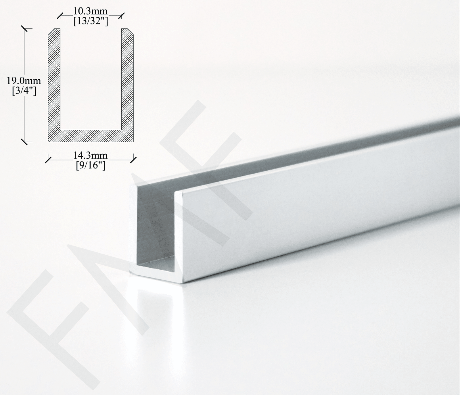 10MM Standard U-Channel