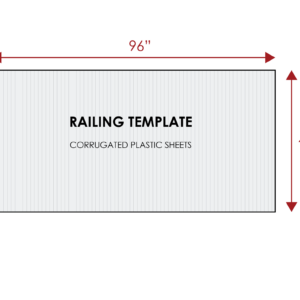 4X8 Corrugated Plastic Template Sheet